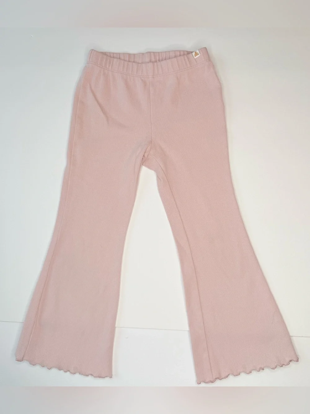 Baby Gap Girls Leggings Size 4T Lot Of 3 Flare Blue Pink Black Ribbed